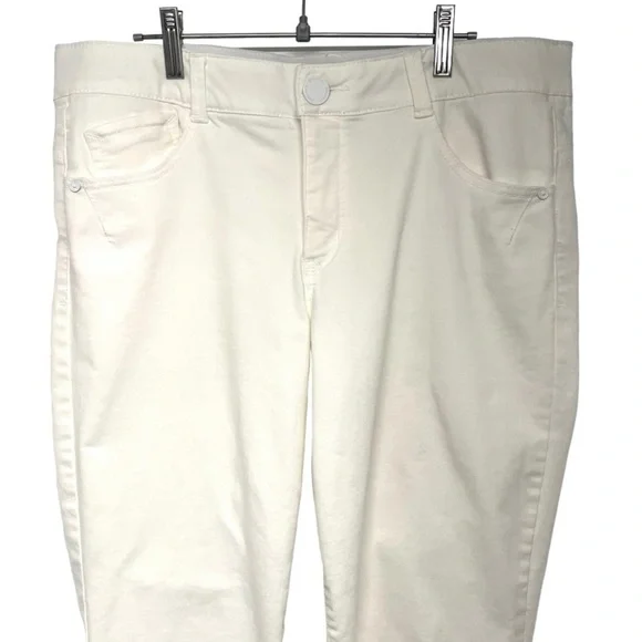 Democracy Abroad Technology Optic White Stretch Skinny Jeans Women’s 12 - Picture 6 of 14